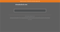 Desktop Screenshot of icloudunlock.com